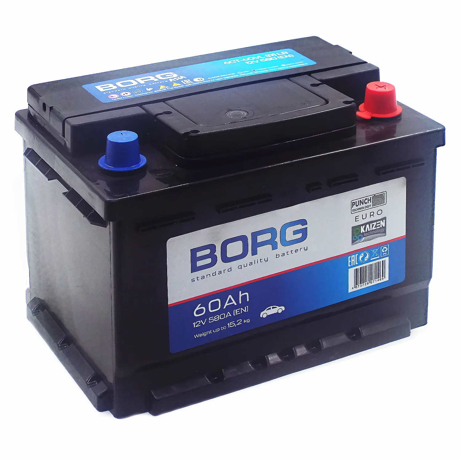 Аккумулятор BORG Standard LB 60 Ач о.п. (ТУРЦИЯ) РАСПРОДАЖА