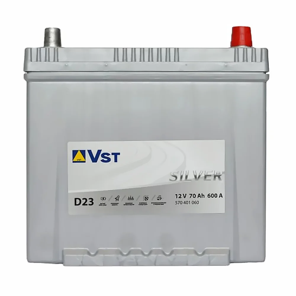 Аккумулятор VST Silver Asia D23 70 Ач о.п. Фото 1