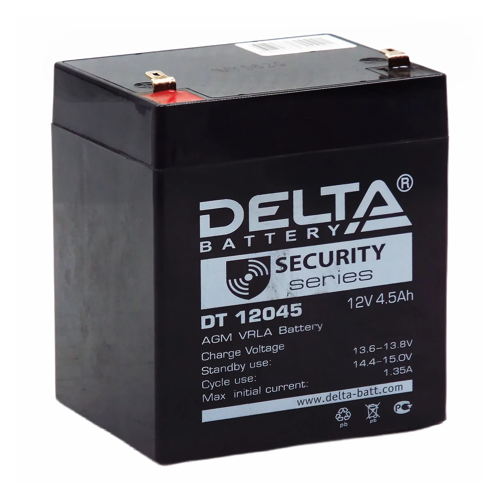 Аккумулятор Delta DT 12045 (для слаботочных систем)