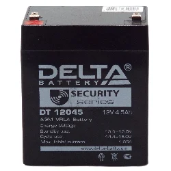 Аккумулятор Delta DT 12045 (для слаботочных систем) Фото 1